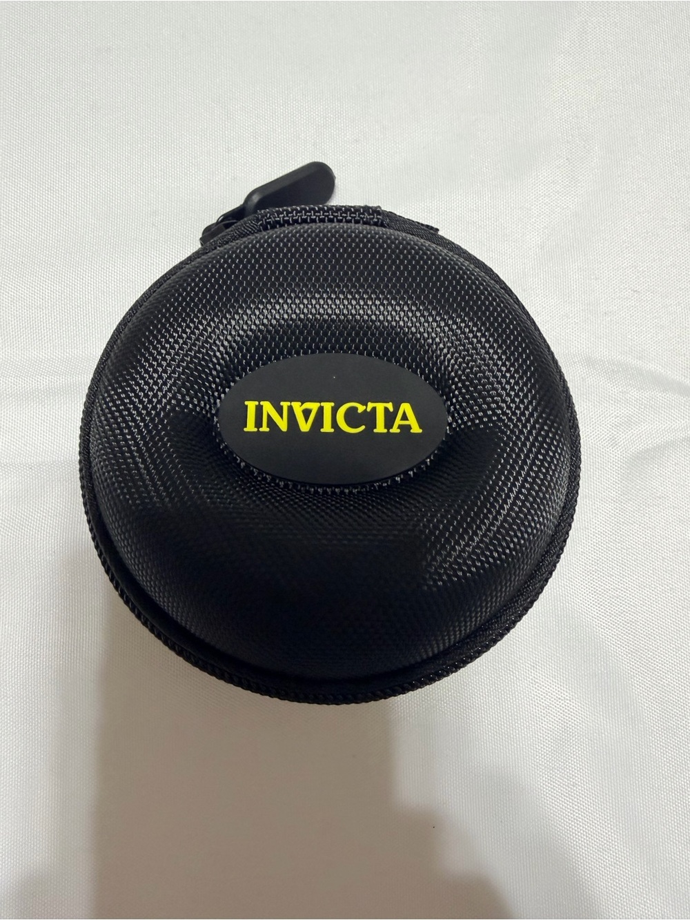 Invicta Black Travel Case with Yellow Logo